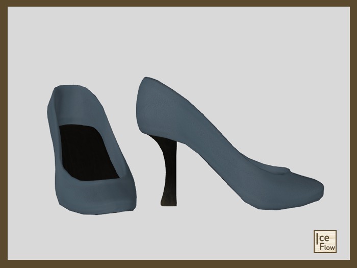 *Ice Flow* AF#31 Ice High Heels - L. Blue