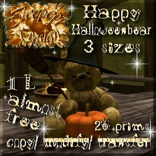 Happy Halloweenbear, boxed