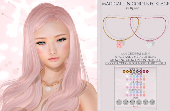 .: Runic :. Magical Unicorn Necklace