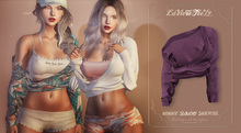 Tee*fy Winnie Slouchy Sweater - Plum