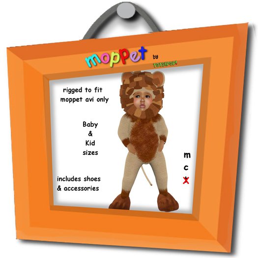 Moppet Lion Costume  Set