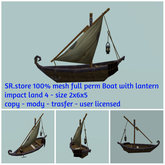 SR.store 100% mesh full perm Boat with lantern