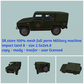 SR.store 100% mesh full perm Military machine
