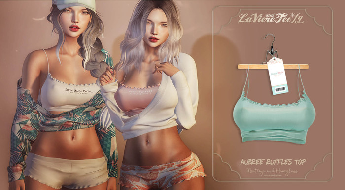 Tee*fy Aubree  Ruffles Top - Minty