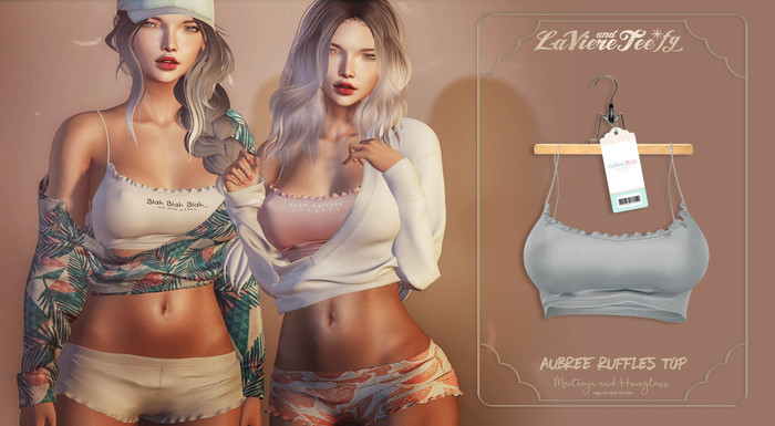 Tee*fy Aubree  Ruffles Top - Dusk