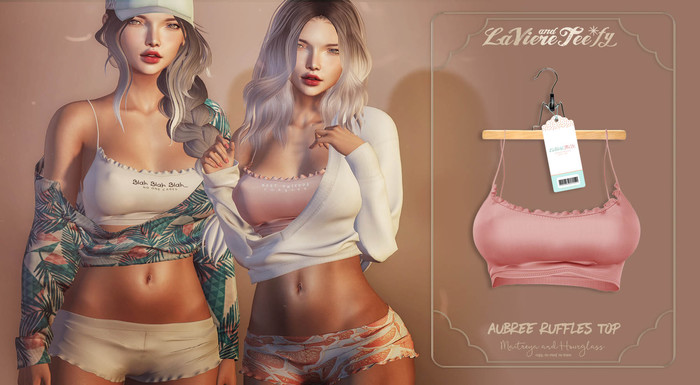 Tee*fy Aubree  Ruffles Top - Pink