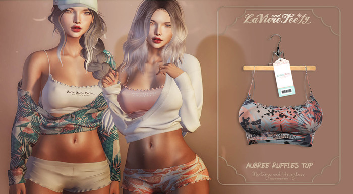 Tee*fy Aubree  Ruffles Top - Tropical