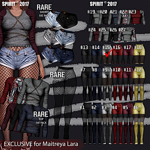 SPIRIT - Akima short leggings [MAITREYA] silver #15