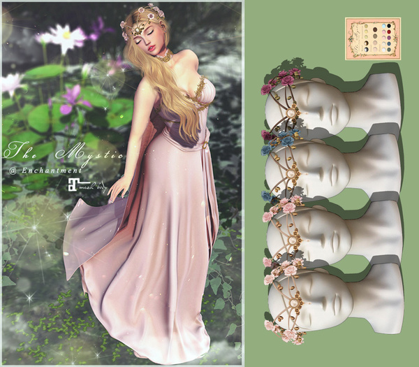 *The Mystic* WoodFairy Flowers Crown (All Color)