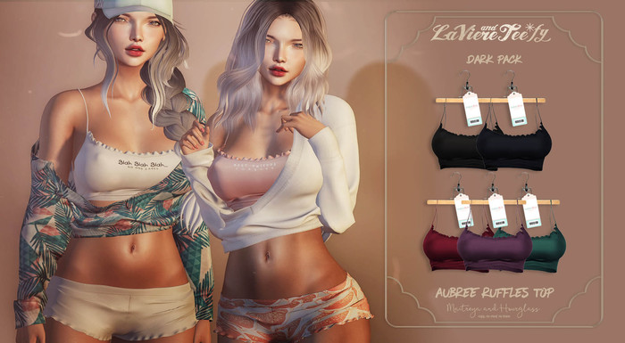 Tee*fy Aubree  Ruffles Top -  Dark Pack