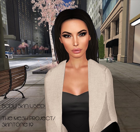 Kim K inspired - Full perm mesh head
