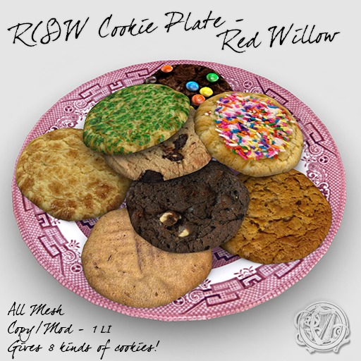 R(S)W Cookie Plate - Red Willow