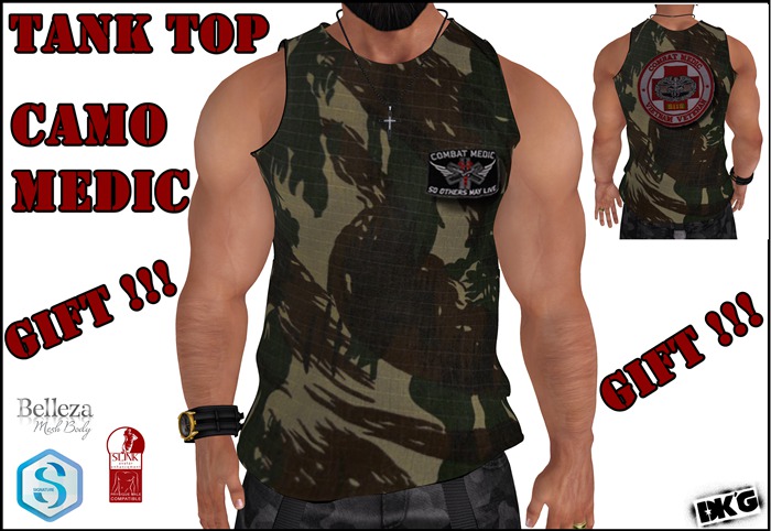 DK'G Tank Top CAMO MEDIC
