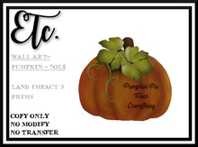 Etc. Wall Art - Pumpkin