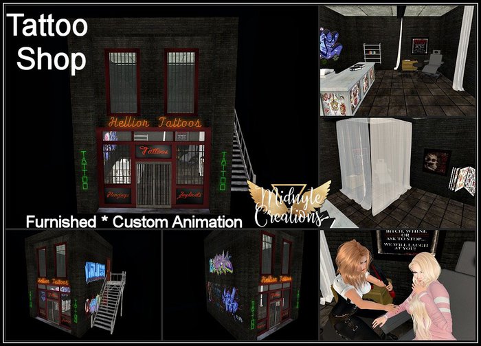<MC> 2018 Tattoo Shop (Unpacker Hud)
