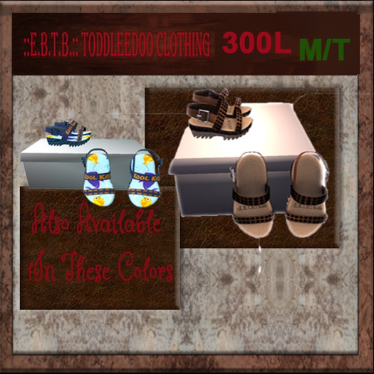 ::E.B.T.B.:: TD GIRL - Leather Sandals "Lee"