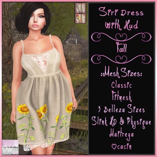 Siri Dress With Hud Fall