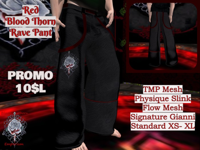 Red BT Rave Pant !PROMO!