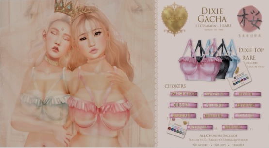 7.{Momoko&Sakura} Dixie Choker - Mermaid