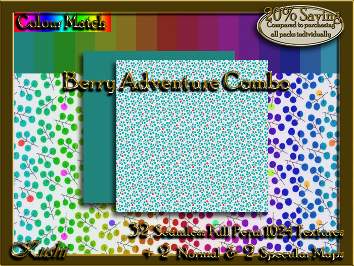 !Kushi! BerryAdventureCOMBO Textures -WEAR TO UNPACK