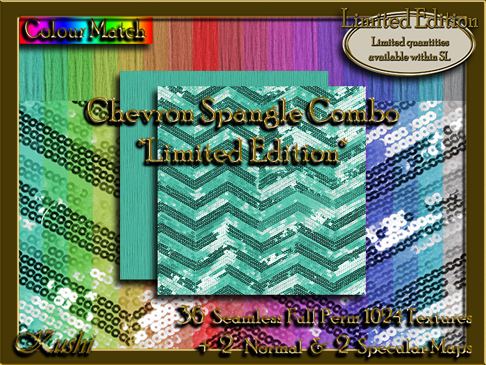 !Kushi! ChevronSpangleCOMBO LE Textures -WEAR TO UNPACK