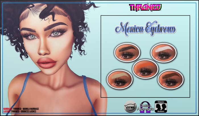 [THRONED] Monica Eyebrows v2 (Add Me)