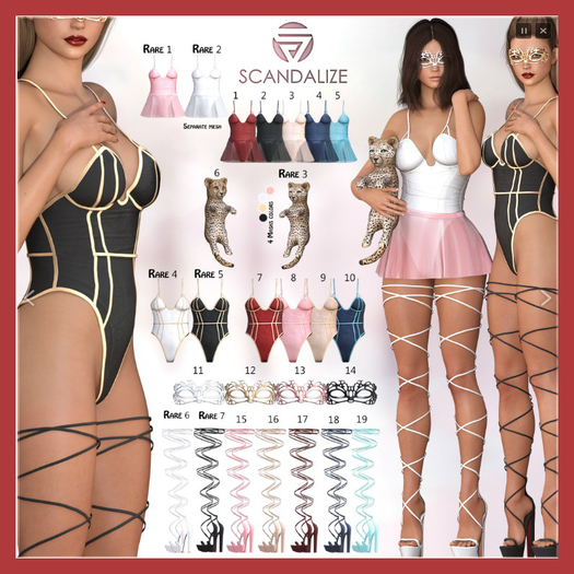 Scandalize.SEDUCTION.Body White. Maitreya RARE