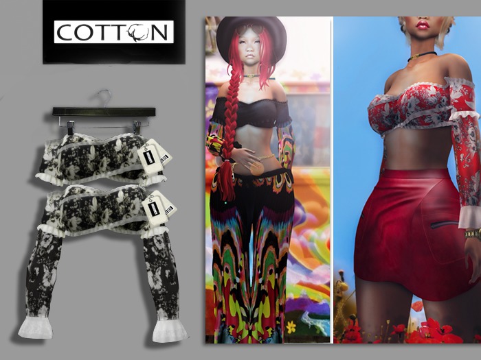 )HUD :C:Cotton Top Clarisse 2version (f.noir)