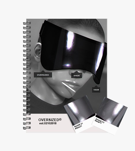 NORWHERE - "Shade" Visor Silver
