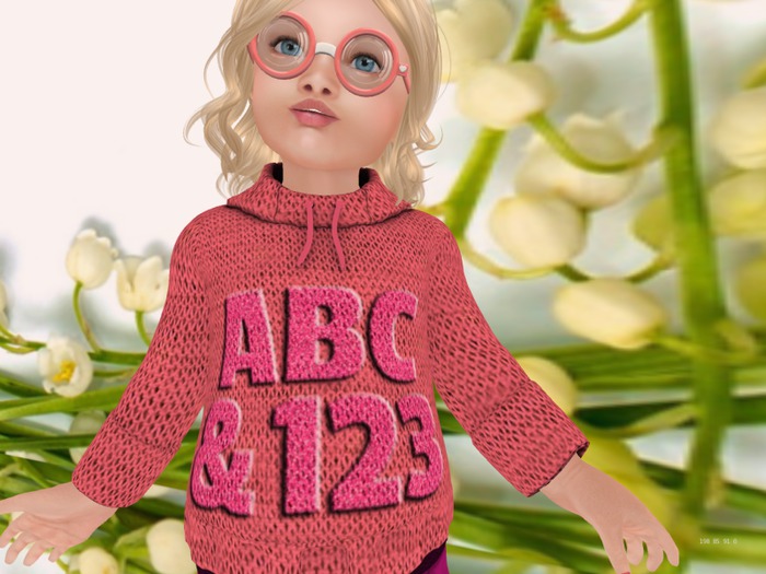 Smart Kidds-123 Tera Ribbed Sweater -Zooby AV Only(Box)