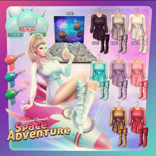 [Canimal] Space Adventure Boot Black RARE