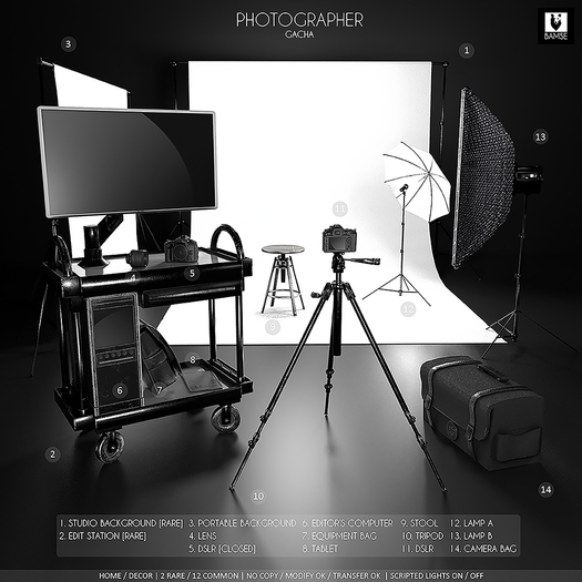 9. :BAMSE: Photographer - Stool