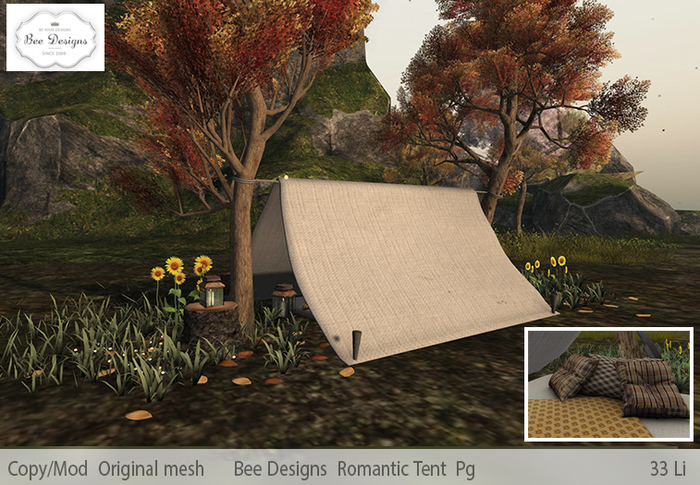 Bee Designs Romantic Tent PG