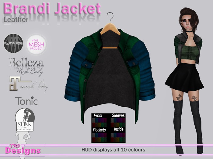 Brandi Jacket With Hud Leather