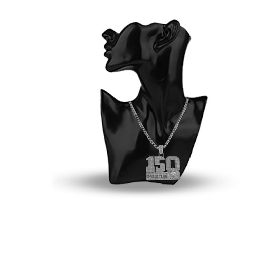 Blupr/nt - "150" Necklace (Silver)