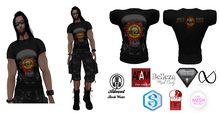 [ADVENT] SHIRT GUNS 'N ROSES LOGO SLINK BELLEZA TMP SIGNATURE AESTHETIC ADAM NARDCOTIX