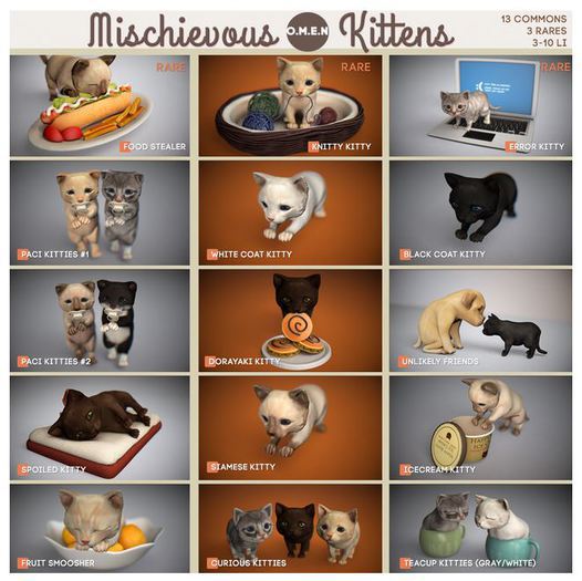 O.M.E.N - Mischievous Kittens - Spoiled Kitty BOX