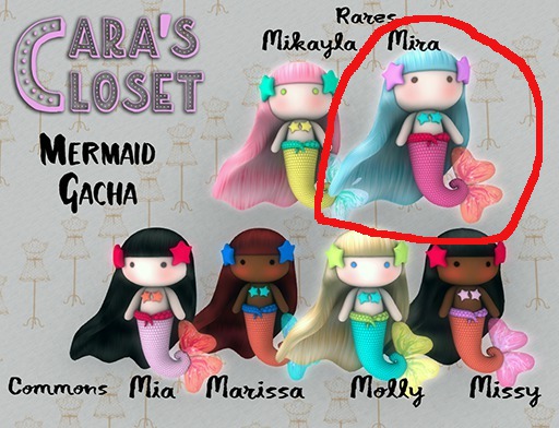 *Cara's* Mermaid Mira RARE