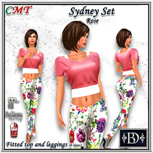 < BD > Sydney Set Rose