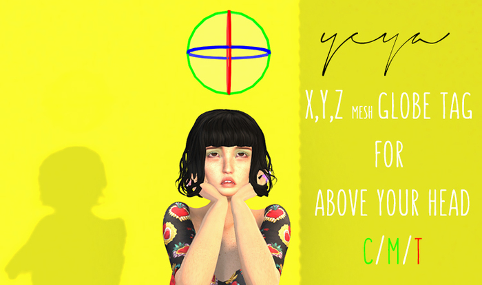 YZ - X,Y,Z globe Tag