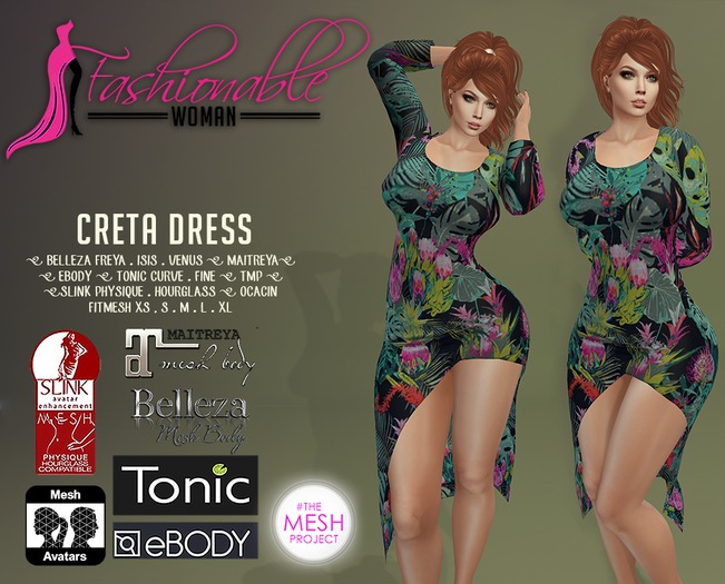 [FASHIONABLE] Creta Dress (4) Box