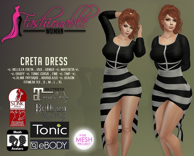 [FASHIONABLE] Creta Dress (1) Box