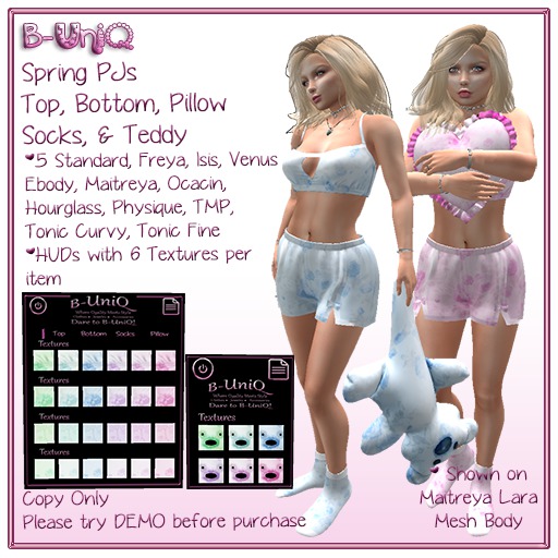 ::B-UniQ:: Spring PJs with Teddy (wear)