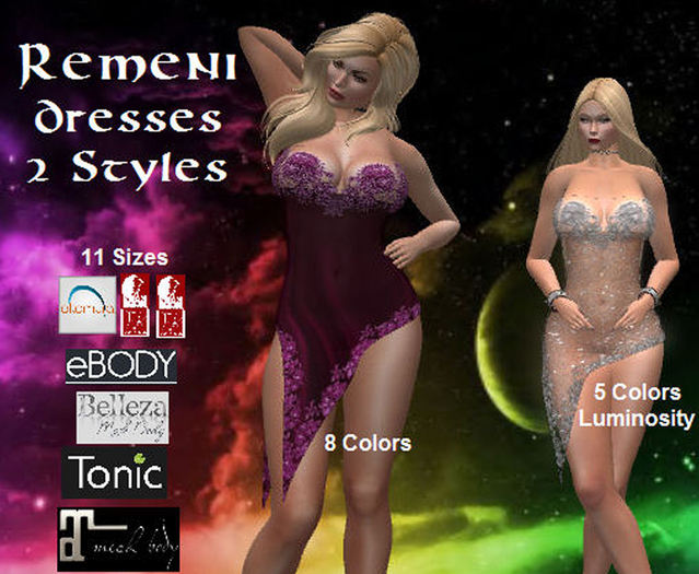*MM* Remeni Dresses - 2 Styles
