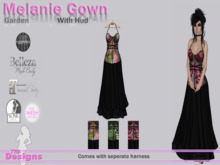 Melanie Gown With Hud Garden