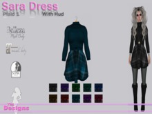 Sara Dress With Hud Plaid 1