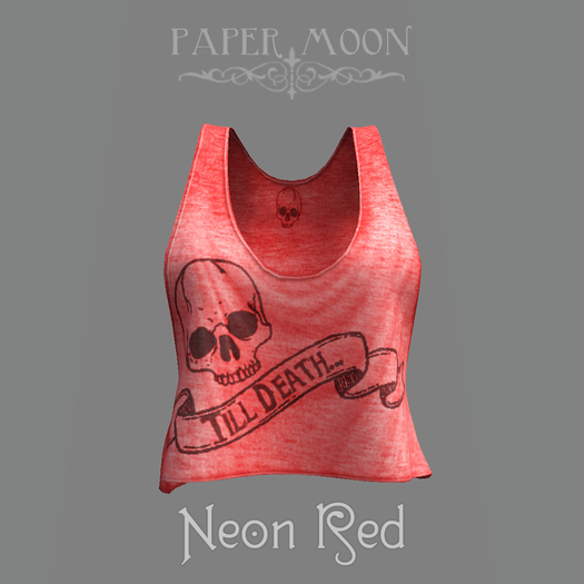 *pm* Till Death Tank: Neon Red (ADD ME)