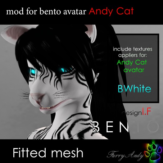 I.F - BWhite Cat mod for Andy Cat