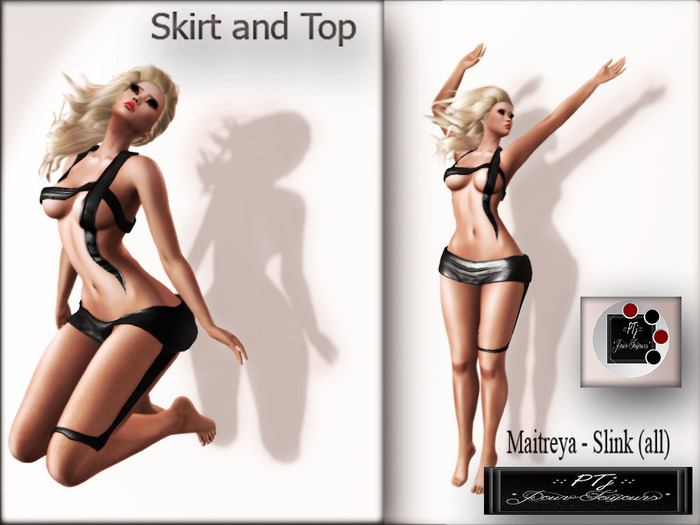 Box ::PTj:: Top and Skirt Pepita W/CH