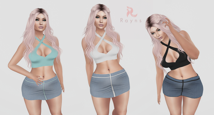 Rayns - No14 Jeansskirt COLORPACK